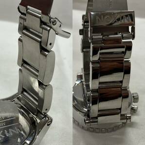 5060-1B 【ジャンク品】 NIXON ニクソン THE 42-20 CHRONO クロノグラフ クォーツ メンズ腕時計の画像6