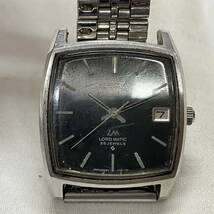 カイ　【ジャンク品】 　SEIKO セイコー LM ロードマチック 自動巻き 5605-5000 デイト 　メンズ腕時計_画像3