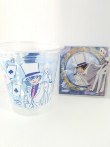 ☆新品美品サーティワン×名探偵コナン怪盗キッドのジュエルサンデーカップ&アクリルフィギュアコースター2点set非売品100万ドルの五稜星☆