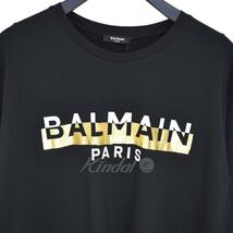 バルマン BALMAIN ロゴプリントTシャツ ブラック サイズ：M 商品番号:8066000242873_画像3