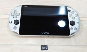 【動作未確認】 SONY Playstation VITA　PCH-2000 シルバー　本体 PS VITA　ジャンク 　G240402992