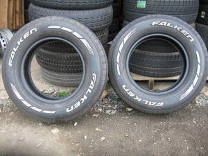 中古タイヤ　195/80R15 107/105N LT　’20製　ファルケン W11　２本組　９分山