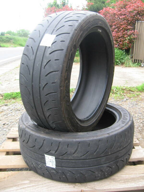 中古タイヤ　205/45R16　’19製　ダンロップ DIREZZA ZⅢ　２本組　センター５分山