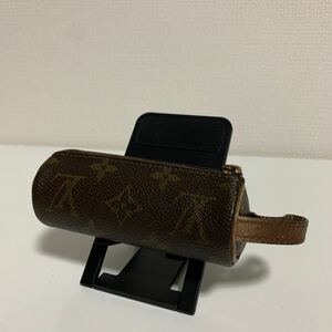 良品　LOUIS VUITTON ルイヴィトン モノグラム ポーチ コインケース 小物入れ　アクセサリーポーチ　ブラウン