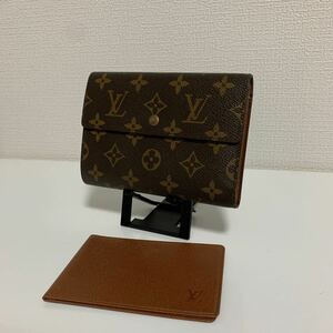 良品　LOUIS VUITTON ルイヴィトン モノグラム 三つ折り財布　折り財布