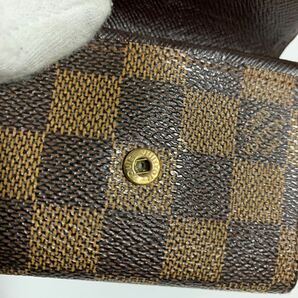 美品 LOUIS VUITTON ルイヴィトン ダミエ 小銭入れ コインケース 剥がれ無しの画像8