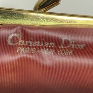 使用回数少 美品 Christian Dior クリスチャンディオール がま口 ポーチ 財布 小物入れ トロッターの画像7