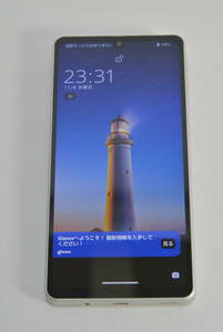 109 y017 送料無料 SHARP AQUOS sence 7 plus A208SH シルバー 判定◯