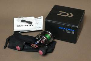 ★美品！ダイワ（ DAIWA ) 17 ソルティガ ベイジギング SALTIGA BJ 100-PL 左巻き ベイトリール