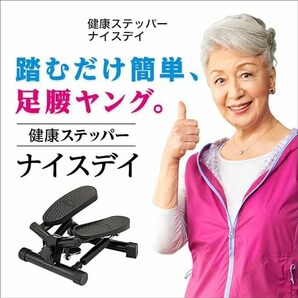 ★新品未使用！ショップジャパン 健康ステッパー ナイスデイ ウォーキング 足踏み運動 室内 エクササイズ 有酸素運動の画像6