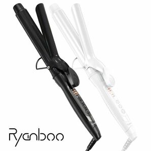 Ryanboo ヘアアイロン カールアイロン コテ 32mm カーリングアイロン 5段階温度調整 MAX220℃ 海外対応