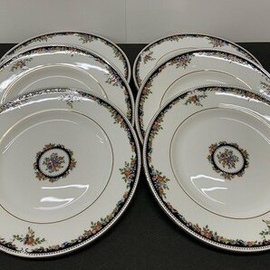 【長期保管品】WEDGWOOD ウェッジウッド OSBORNE オズボーン 27.5cmプレート6枚セット【送料お届け地域別】の画像1