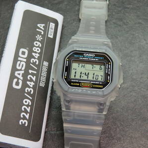 カシオ/CASIO●G-SHOCK/Gショック■DW-5600■定番スクエア【クリアホワイト】カスタム 国内モデル※時計本体付き★全国送料無料の画像1