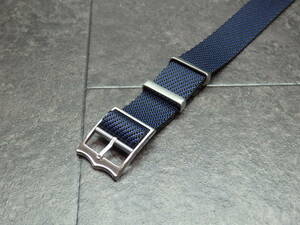 NATO strap [20mm] nylon fabric strap navy * high quality *chu-da-, Omega, Rolex, Seiko diver and so on 