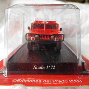 10 デルプラド 2003 世界の消防車 アメリカ 1992 Hummer Forest Fire Engine ハマー 森林火災用 スケール1：72 delPrado 未開封 未使用の画像4