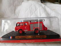 17 デルプラド 2003 世界の消防車 フランス 1980 Fourgon Pompe Tonne Berliet 770 KB6 ベルリエ スケール1：72 delPrado 未開封　未使用_画像2