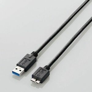 USB3.0ケーブル(A-microB) 1.0m ブラック 