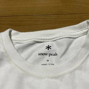 S-15 Snow Peak（スノーピーク） サイズ Ｍ！ 白ロンＴの画像3