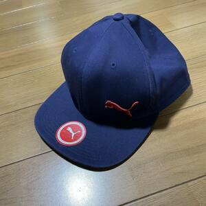 W-2　プーマ/PUMA　サイズL/XL（US）・紺！　CAP/帽子