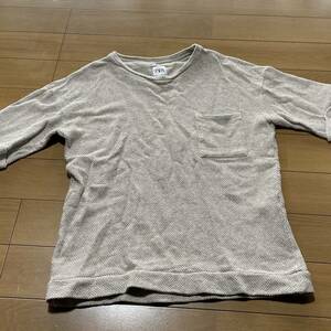 G-13　ZARA（ザラジャパン）　サイズ M（USA)！　コットンニットTシャツ