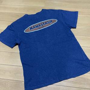 R-11 マナスタッシュ/MANASTASH（上野商会） サイズM！インディゴ HEMP Tシャツの画像6