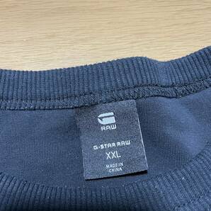 R-2 G-STAR RAW（ジスター） サイズ XXL・黒！ スウェット・トレーナー（ストレッチ入り）の画像4