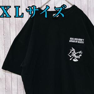 古着　Looney Tunes ルーニーテューンズ キャラ Tシャツ 半袖 sizeXL 輸入品 春服 夏服 キャラクター　ワーナーバックス バックスバニー