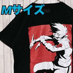 古着　Naruto ナルト はたけかかし キャラTシャツ 半袖 輸入品 春服 夏服 海外古着 テレビ アニメ 漫画 ジャンプ キャラクター