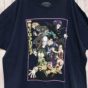 古着 【入手困難】僕のヒーローアカデミア Tシャツ  XLサイズ キャラクター ヒロアカ 半袖 アニメ 映画 海外 春服 夏服の画像7