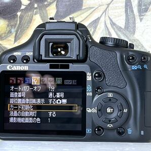 総ショット数極少 2,728枚 超美品 キャノン Canon EOS Kiss x2 Wレンズ USM機能搭載レンズ 元箱付属品完備 SDカード付き すぐに撮影可の画像5