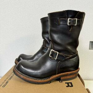 VIBERG ヴァイバーグ 83 エンジニアブーツ 黒 クロムエクセルレザー UK7 茶芯 ブラック