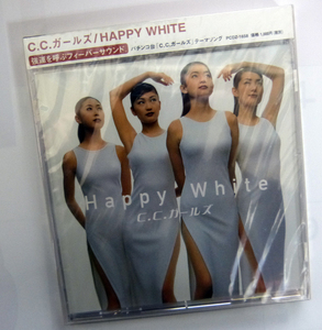 未開封　C.C.ガールズ/HAPPY WHITE　強運を呼ぶフィーバーサウンド　CD