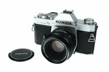 コニカ Konica AUTOREFLEX T3 ＋ HEXANON AR 50mm 1:1.7 LENS レンズ フィルムカメラ 一眼レフ 動作確認済 3074bz_画像1