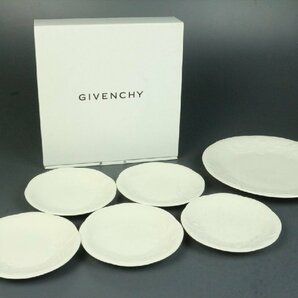 GIVENCHY ジバンシー GB79-51 パーティーセット 大皿 ×1 小皿 ×5 プレート 6枚セット Yamaka 山加商店 日本製 未使用 2954bzの画像1