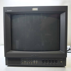 【通電OK】SONY 業務用ブラウン管モニタ Trinitron PVM-14L2 オマケ付きの画像2