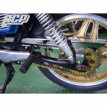 CB400T用 ロゴ入り メッキチェーンケース！新品 バブ ホーク_画像2