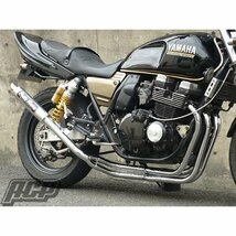 プリティー製 XJR400 ４ＨＭ 改 タイプ３ 4-2-1 マフラー メッキ_画像2