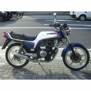 ＣＢ４００Ｎ用 ７５０タイプ ラインステッカー青/白用 新品