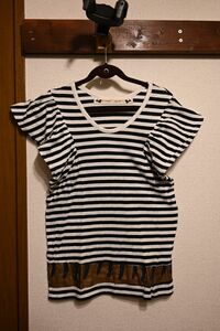 TSUMORI CHISATO レア　廃盤 ボーダー 半袖Tシャツ　サイズ2表記