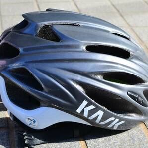 L(59-62cm) 240g 美品 KASK カスク RAPIDO ラピド ロードバイク ヘルメット アンスラサイト グレー系 スポーツタイプ 自転車 クロスバイクの画像3