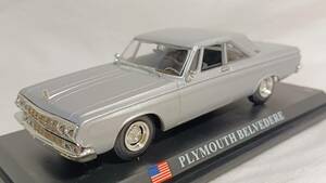 ※1/43 デルプラド プリムス ベルベディア PLYMOUTH BELVEDERE 名車図鑑 名車コレクション DelPrado 開封 極美品 