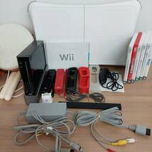 任天堂 ニンテンドー Nintendo Wii RVL-001 本体/リモコン/タタコン/ソフト9本/他 おまとめ 本体のみ動作確認済み 現状 No.G2446_画像3