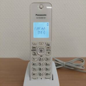 パナソニック Panasonic おたっくす KX-PD215-W 親機/KX-FKD404-W1 子機/KX-FAN190 パーソナルファクス用 インクフィルム 通電OK No.6386の画像7