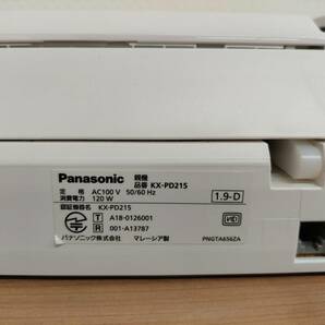 パナソニック Panasonic おたっくす KX-PD215-W 親機/KX-FKD404-W1 子機/KX-FAN190 パーソナルファクス用 インクフィルム 通電OK No.6386の画像6