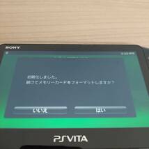 PlayStation Vita Wi-Fiモデル スーパーバリューパック PCH-2000 シリーズ ブルー／ブラック 動作確認済 初期化済 ソフト4本セット No.6007_画像5