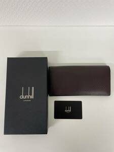 dunhill ダンヒル 長財布 L2V510R ブラウン レザー　NO.4513