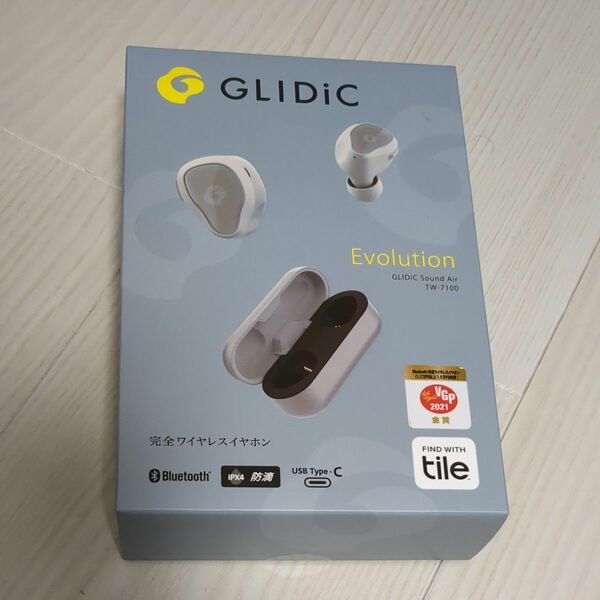 GLIDiC Bluetooth ワイヤレスイヤホン TW-7100 シャンパンゴールド