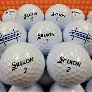 ●厳選美品●スリクソン AD スピード SRIXON【AD SPEED】2022年モデル ホワイト 50個 ロストボール●の画像2