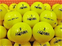 ●厳選美品●ホンマ 本間ゴルフ HONMA【D1】2020年モデル イエロー 50個 ロストボール●_画像2