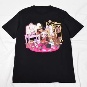 極美品 浜崎あゆみ ayumi hamasaki 25th anniversary LIVE TOUR 両面プリント Tシャツ 黒 L ユニセックス 25周年記念 ライブツアー